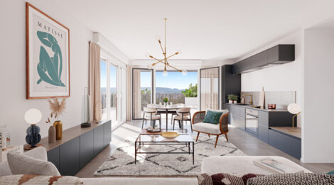 Programme immobilier neuf Le Belvédère du Léman - Thonon-les-Bains : appartements neufs du studio au 5 pièces proche de l’hypercentre et du lac (74200) - Référence : 14953