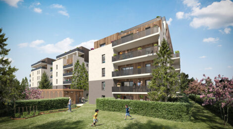Programme immobilier neuf Le Belvédère du Léman - Thonon-les-Bains : appartements neufs du studio au 5 pièces proche de l’hypercentre et du lac (74200) - Référence : 14953