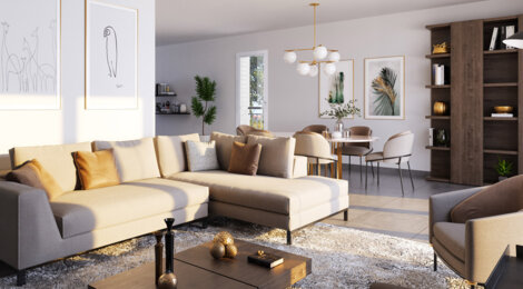 Programme immobilier neuf HELIOS - Thonon les Bains appartements proches Léman Express et port (74200) - Référence : 17481