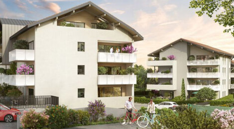 Programme immobilier neuf MELLONIA - Thonon-les-Bains cadre verdoyant proche du lac Léman (74200) - Référence : 18271