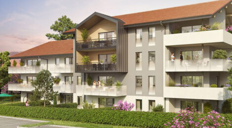 Programme immobilier neuf MELLONIA - Thonon-les-Bains cadre verdoyant proche du lac Léman (74200) - Référence : 18271