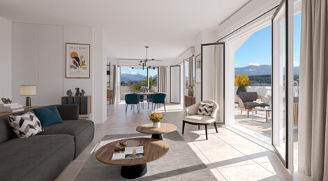 Programme immobilier neuf Le Bel Air - Thonon-les-Bains centre ville face aux montagnes (74200) - Référence : 16188