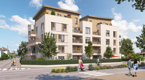 Programme immobilier neuf Le Bel Air - Thonon-les-Bains centre ville face aux montagnes (74200) - Référence : 16188