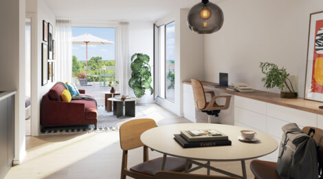 Programme immobilier neuf CITY'ZEN - THONON-LES-BAINS - Thonon-les-Bains porche centre à seulement 400m de la gare (74200) - Référence : 16191