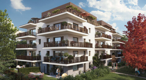 Programme immobilier neuf ELEMENT - Thonon-les-Bains près du centre-ville et lac Léman (74200) - Référence : 17572
