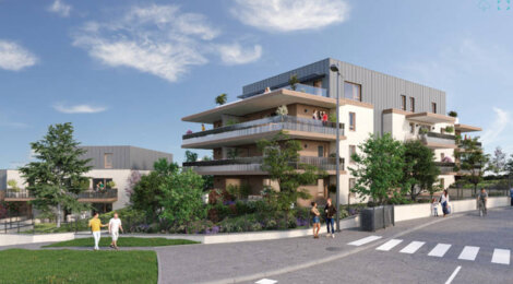 Programme immobilier neuf Le Domaine de l'Ermitage - Thonon-les-Bains résidence neuve à 12 min du Lac Léman (74200) - Référence : 16185