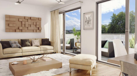 Programme immobilier neuf LES TERRASSES DU COURT - Thorigné-Fouillard aux portes de Rennes (35235) - Référence : 15259
