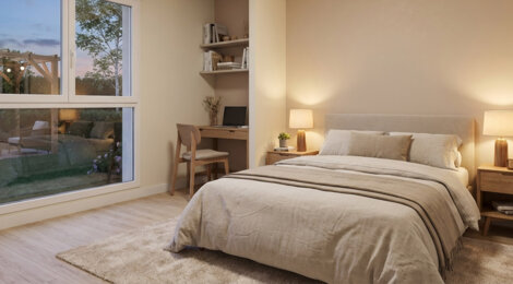 Programme immobilier neuf LES CARRES D'ORCHEZ - Thyez Duplex-Jardins entre Genève et Chamonix (74300) - Référence : 14027