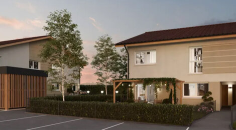 Programme immobilier neuf LES CARRES D'ORCHEZ - Thyez Duplex-Jardins entre Genève et Chamonix (74300) - Référence : 14027