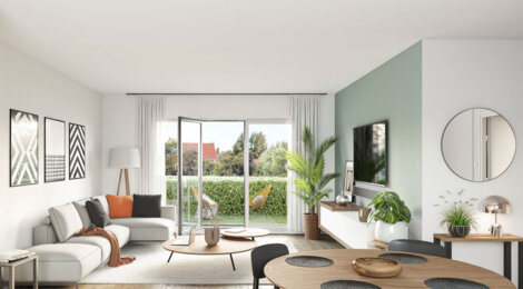 Programme immobilier neuf L’ORÉE DU TISSAGE - Tignieu Jameyzieu appartements avec jardin proche commerces (38230) - Référence : 17560