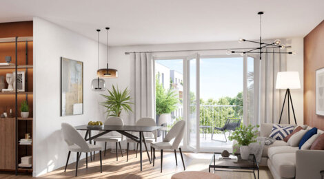 Programme immobilier neuf L’ORÉE DU TISSAGE - Tignieu Jameyzieu appartements avec jardin proche commerces (38230) - Référence : 17560