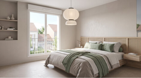 Programme immobilier neuf Les Jardins de la Rochette - Titre : La Rochette : 23 maisons neuves avec jardin dans un quartier familial (77000) - Référence : 14820