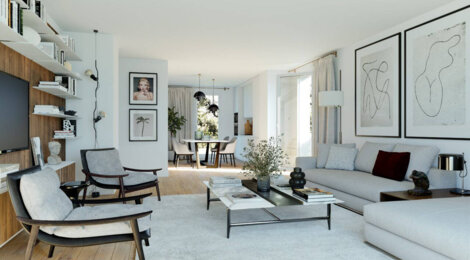 Programme immobilier neuf Les Terrasses Renelle - Titre : Stains : appartements neufs du 2 au 5 pièces proche du Parc de La Courneuve (93240) - Référence : 14907