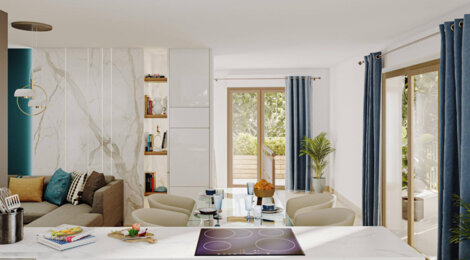 Programme immobilier neuf AVA NOVA - Titre : Toulouse : appartements neufs traversants dans le quartier Saint-Martin du Touch (31000) - Référence : 7326