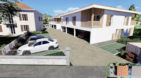 Programme immobilier neuf LE CLOS 1872 - Tosse résidence neuve à 15 min des plages (40230) - Référence : 17838