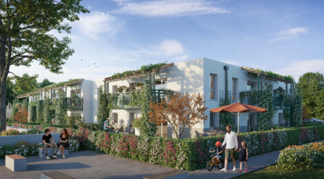 Programme immobilier neuf TOLENA - Bât A - Toulenne : appartements neufs du 2 au 4 pièces à 1 km de la gare de Langon (33210) - Référence : 14988