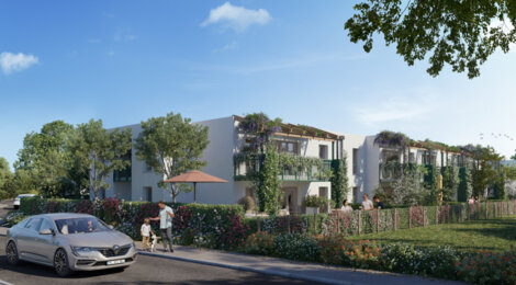 Programme immobilier neuf TOLENA - Bât A - Toulenne : appartements neufs du 2 au 4 pièces à 1 km de la gare de Langon (33210) - Référence : 14988