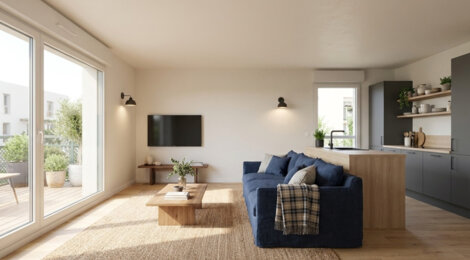 Programme immobilier neuf TOLENA - Toulenne : appartements neufs du 2 au 4 pièces à 1 km de la gare de Langon (33210) - Référence : 14988