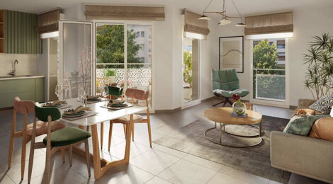 Programme immobilier neuf ROSA NOVA - Toulon cadre résidentiel quartier Saint-Jean-du-Var (83000) - Référence : 16632