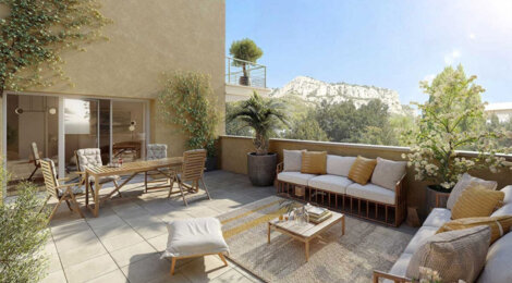 Programme immobilier neuf JARDIN BONFANTE - Toulon quartier Bonfante-Florane proche plages (83000) - Référence : 16434