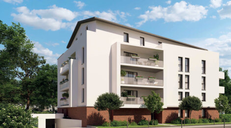 Programme immobilier neuf PANDO - Toulouse : 25 appartements neufs T2–T4 à 10 min de vélo de l'Oncopole (31000) - Référence : 9333