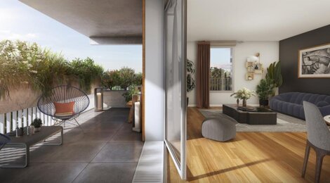 Programme immobilier neuf Fresh Touch -  Toulouse : 85 appartements neufs contemporains près de la gare Saint-Martin-du-Touch (31000) - Référence : 14827