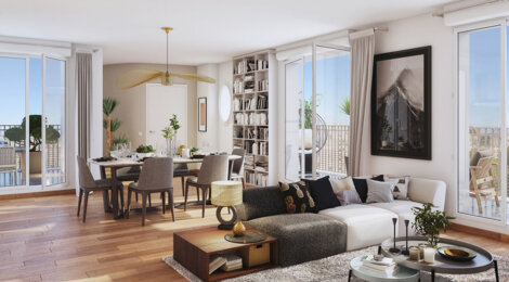 Programme immobilier neuf VIVRE ENSEMBLE TOULOUSE AEROSPACE - Toulouse Aerospace logements du 1 au 5 pièces près du futur métro C (31000) - Référence : 17852