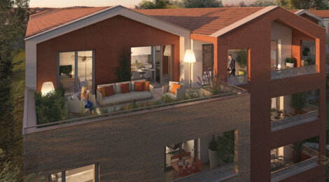 Programme immobilier neuf VILLA AMAYA - Toulouse appartements lumineux au nord de la ville (31000) - Référence : 17942