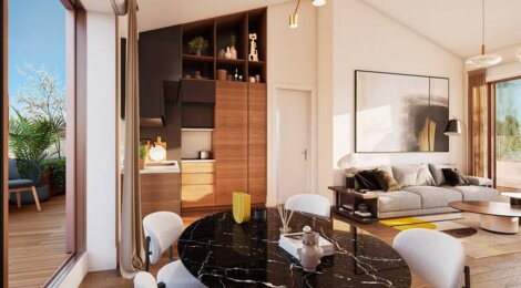 Programme immobilier neuf Allée Gloria - Toulouse : appartements neufs à 12 min du jardin Pierre Goudouli, vues panoramiques et éligibilité PTZ (31000) - Référence : 14845