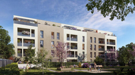 Programme immobilier neuf VIOLETTE DES FAUBOURGS / MINIME LAUTREC - Toulouse : appartements neufs dans le quartier familial des Minimes (31000) - Référence : 7318