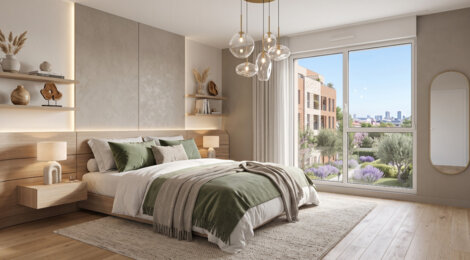 Programme immobilier neuf VIOLETTE DES FAUBOURGS / MINIME LAUTREC - Toulouse : appartements neufs dans le quartier familial des Minimes (31000) - Référence : 7318