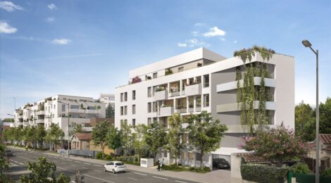 Programme immobilier neuf Ô TOULOUSE - Toulouse : appartements neufs du 2 au 4 pièces à 240 m du métro B (31000) - Référence : 14843