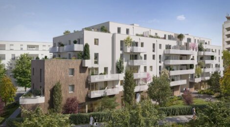Programme immobilier neuf Nature & sens tva 20% - Toulouse : appartements neufs du 2 au 4 pièces au pied du métro Barrière de Paris (31000) - Référence : 14838