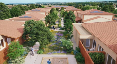 Programme immobilier neuf Villa aurea - Toulouse : appartements neufs T2–T4 duplex dans le quartier pavillonnaire de Saint Simon (31000) - Référence : 9332