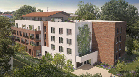 Programme immobilier neuf Tresaur - Toulouse : appartements neufs T2–T5 dans le quartier Cote Pavée proche de la future ligne C (31000) - Référence : 16937