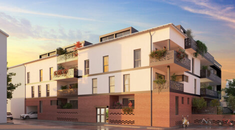 Programme immobilier neuf COEUR ARZAC - Toulouse : Appartements T1–T5 avec terrasses végétalisées, parking et proximité métro St Cyprien (31000) - Référence : 16897