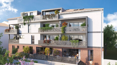 Programme immobilier neuf COEUR ARZAC - Toulouse : Appartements T1–T5 avec terrasses végétalisées, parking et proximité métro St Cyprien (31000) - Référence : 16897