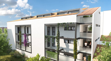 Programme immobilier neuf COEUR ARZAC - Toulouse : Appartements T1–T5 avec terrasses végétalisées, parking et proximité métro St Cyprien (31000) - Référence : 16897