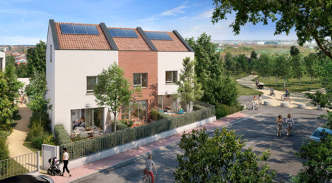 Programme immobilier neuf INSIDE PARK - Toulouse : Appartements T2–T3 avec jardins, terrasses et parkings face au parc des Argoulets (31000) - Référence : 14210