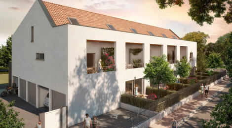 Programme immobilier neuf INSIDE PARK - Toulouse : Appartements T2–T3 avec jardins, terrasses et parkings face au parc des Argoulets (31000) - Référence : 14210