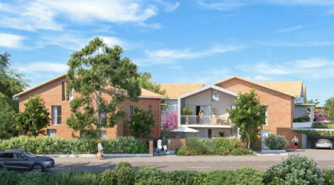 Programme immobilier neuf PATIO ARDENNA - Toulouse : Appartements T2–T4 avec terrasses, parking sécurisé et proximité Hippodrome (31000) - Référence : 14756