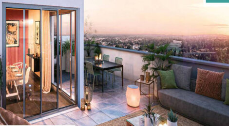 Programme immobilier neuf RIVERVIEW - Toulouse : Appartements T2–T4 avec toits-terrasses, jacuzzis et vue sur la Garonne à 2 pas du tramway (31000) - Référence : 14224