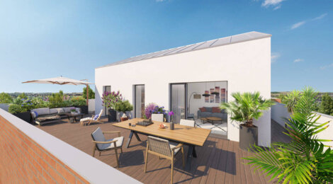 Programme immobilier neuf Vert Eden - Toulouse : Appartements T2–T4 et maisons T3–T4 avec jardins, terrasses et parking proche de la Cité de l'Espace (31000) - Référence : 6269