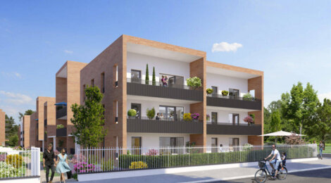 Programme immobilier neuf Vert Eden - Toulouse : Appartements T2–T4 et maisons T3–T4 avec jardins, terrasses et parking proche de la Cité de l'Espace (31000) - Référence : 6269