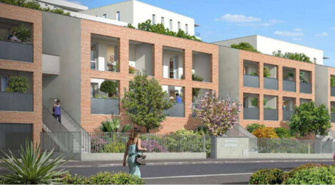 Programme immobilier neuf Terre Garonne 2 - Toulouse : Appartements T2–T5 avec balcons, loggias et vue sur la Garonne en face du fleuve (31000) - Référence : 16918