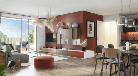 Programme immobilier neuf OXYGEN - Toulouse : Appartements T2–T5 avec jardins suspendus, balcons et certification NF Habitat à 300 m du métro Barrière de Paris (31000) - Référence : 11224