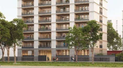 Programme immobilier neuf HYLEA - Toulouse Empalot à deux pas métro et Garonne résidence moderne  Texte : (31000) - Référence : 17200