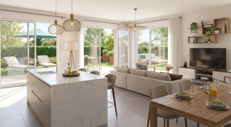 Programme immobilier neuf Le Domaine du Marronnier - Toulouse Lardenne logements lumineux près gare TER et écoles (31000) - Référence : 17637