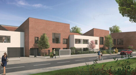 Programme immobilier neuf NATURÉA - TR LIBRE - Toulouse Nord : Appartements T2–T3 avec jardins, loggias et parking souterrain proche du secteur Lalande (31000) - Référence : 14204