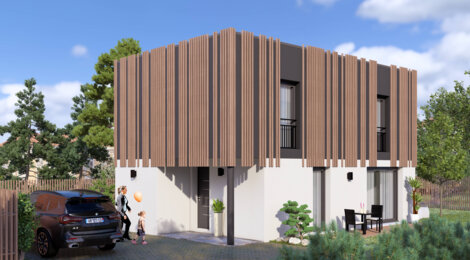 Programme immobilier neuf LABEL ROSE - Toulouse Pouvourville : appartements neufs 2 à 5 pièces et maison neuve sur les hauteurs (31000) - Référence : 9342